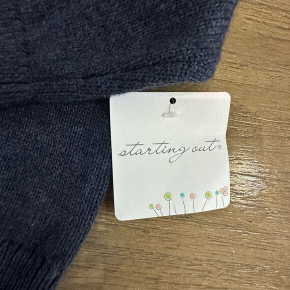 Starting Out Baby Boy Quarter Zip Pullover Sweater - Picture 5 of 8